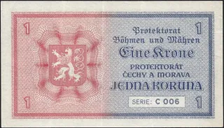 Czech Republic 1 Koruna, 1940 reverse